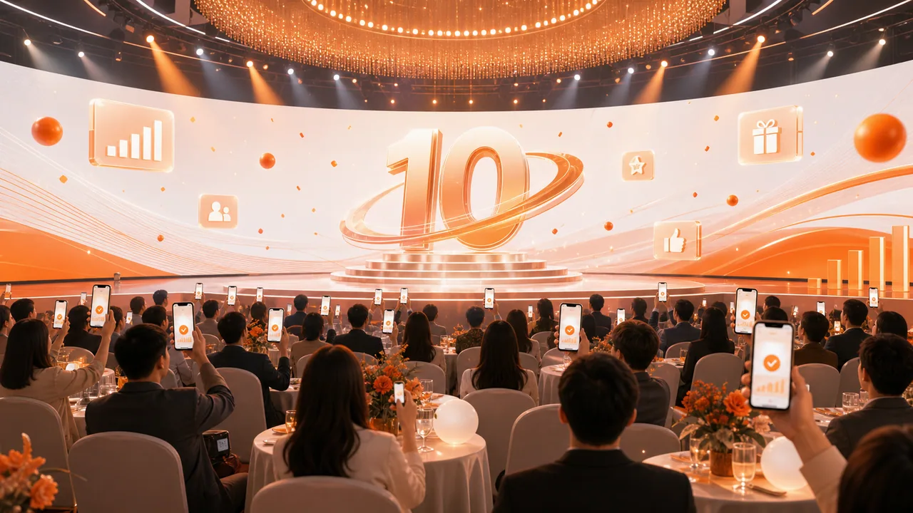 全景10周年策划年会活动案例案例封面